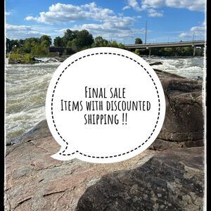 Final sale items buy with discounted shipping